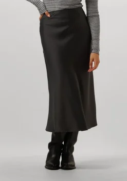 SELECTED FEMME grijze midirok slflena hw midi skirt>DAMES Rokken