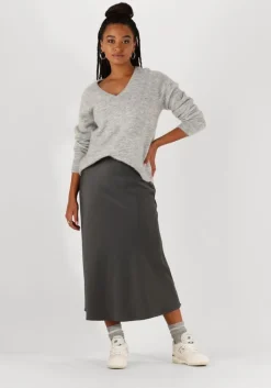 SELECTED FEMME grijze midirok slflena hw midi skirt><noscript><img width=