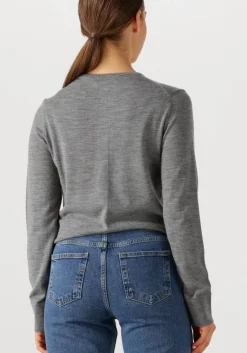 SELECTED FEMME grijze vest slfthea ls knit merino cardigan><noscript><img width=