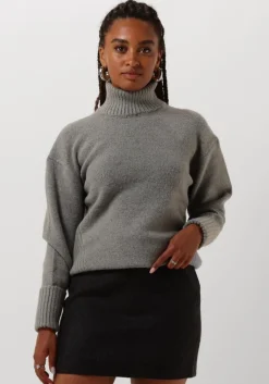 SILVIAN HEACH grijze coltrui gpa24322lu>DAMES Truien & Vesten