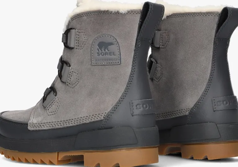SOREL grijze veterboots torino ii wp>DAMES Boots