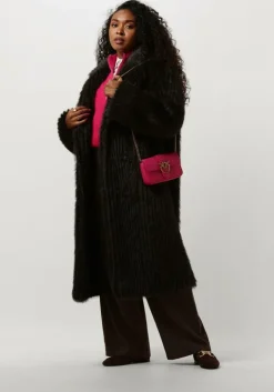 STAND STUDIO grijze faux fur jas genevieve coat>DAMES Jassen