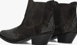 STEFANO LAURAN grijze enkellaarsjes 9706r><noscript><img width=