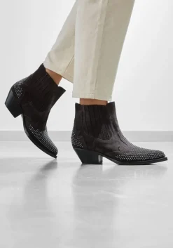 STEFANO LAURAN grijze enkellaarsjes 9706r><noscript><img width=