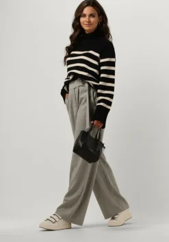 SUNCOO grijze pantalon jaime>DAMES Broeken