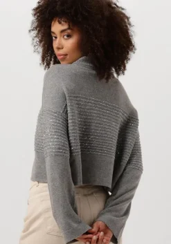 TWINSET MILANO grijze coltrui 242tp3271><noscript><img width=