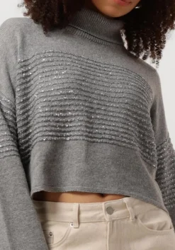 TWINSET MILANO grijze coltrui 242tp3271><noscript><img width=