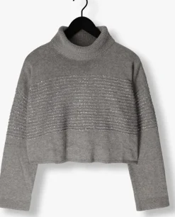 TWINSET MILANO grijze coltrui 242tp3271><noscript><img width=