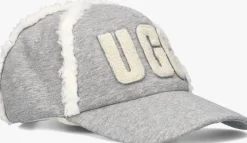 UGG grijze pet bondfed fleece baseball cap>DAMES Petten