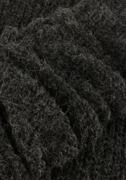 grijze vanilia midi jurk wool maxi dress