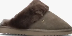 WARMBAT grijze pantoffels flurry>DAMES Pantoffels
