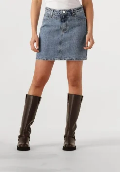 grijze y.a.s. minirok yasaiko mw denim skirt