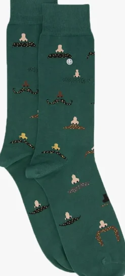 ALFREDO GONZALES e sokken moustaches>DAMES Sokken|Beenmode