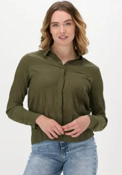 groene another label blouses dalen shirt l/s