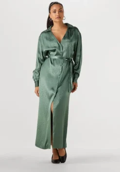 ANOTHER LABEL e midi jurk noel dress l/s>DAMES Jurken