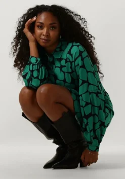 groene another label mini jurk merle dress