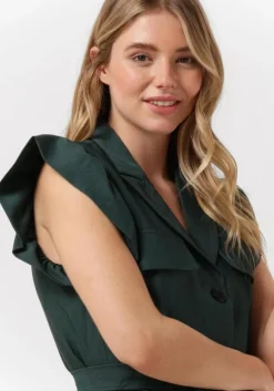 groene bruuns bazaar mini jurk firello gaia dress