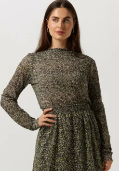 CATWALK JUNKIE e t-shirt ls moss flowers>DAMES Co-Ord Sets|Tops & T-Shirts