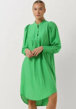 groene co'couture midi jurk callum volume dress