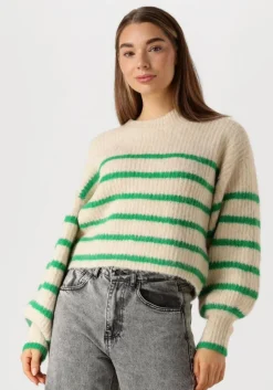CO'COUTURE e co'couture trui coralie crop stripe o-knit>DAMES Truien & Vesten