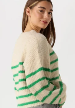 CO'COUTURE e co'couture trui coralie crop stripe o-knit><noscript><img width=