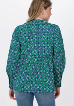 groene dea kudibal blouses beatrice ns (co) - tunic with volume sleeves