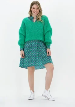 DEA KUDIBAL e mini jurk kindra ns (co) - dress with balloon sleeves><noscript><img width=