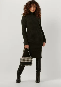 groene janice mini jurk jurk gebreid kol travis