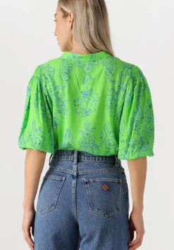 JANSEN AMSTERDAM e blouses leonie blouse wp 199 3/4 puffed sleeve><noscript><img width=