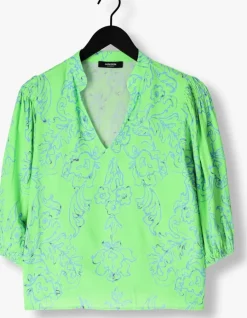 JANSEN AMSTERDAM e blouses leonie blouse wp 199 3/4 puffed sleeve><noscript><img width=