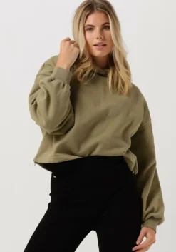 groene lune active trui nomi drawstring hoodie