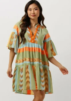 groene nema mini jurk bella