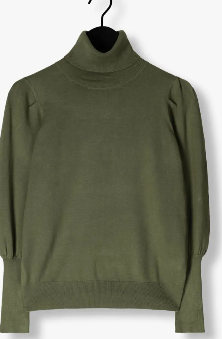groene notre-v coltrui basic knit blouse
