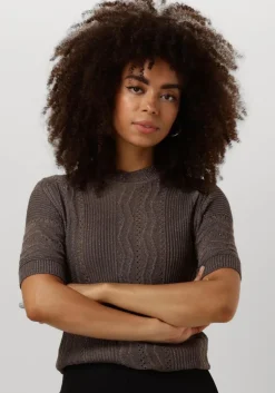 OBJECT e t-shirt objfriella knit s/s sli pullover>DAMES Tops & T-Shirts