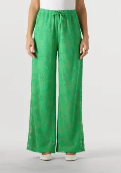 groene refined department wijde broek mara