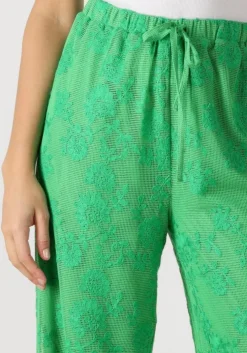 groene refined department wijde broek mara