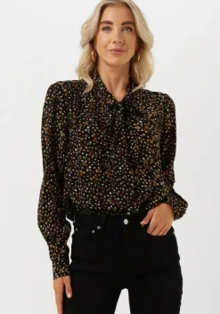 groene scotch & soda blouses drapey seasonal shirt with ties at neck