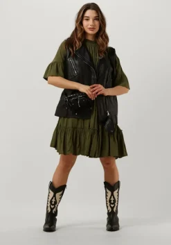 SCOTCH & SODA e mini jurk short dress with ruffle sleeve detail><noscript><img width=