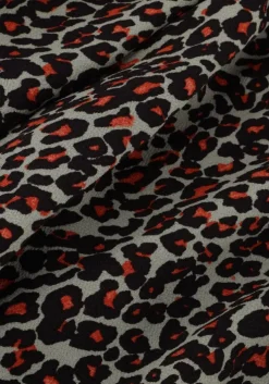 groene scotch & soda mini jurk elasticated waist mini dress