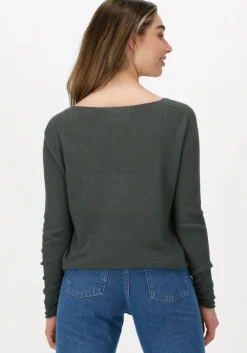 groene simple top knitted sweater ellena es