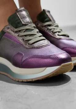 groene softwaves lage sneakers 8.94.01