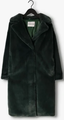 STAND STUDIO e faux fur jas maria coat soft><noscript><img width=