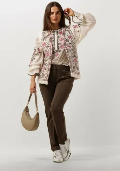 groene summum flared broek trousers punto milano