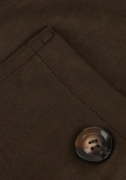 groene summum mini jurk dress bonded suedine