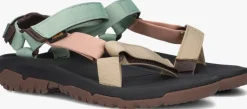 groene teva platte sandalen w hurricane xlt2