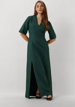 VANILIA e maxi jurk linnen open back dress>DAMES Jurken