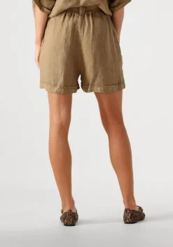 khaki by-bar korte broek june linnen short