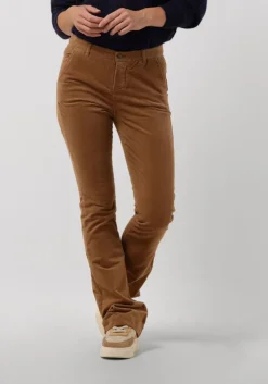 khaki by-bar pantalon leila velvet twill pant