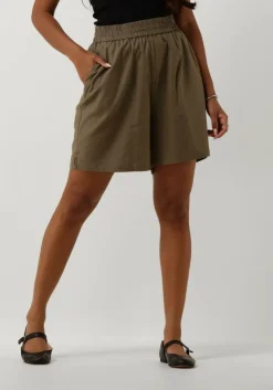 GESTUZ korte broek lizagz linen hw shorts>DAMES Broeken|Shorts