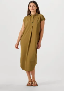 khaki penn & ink mini jurk dress